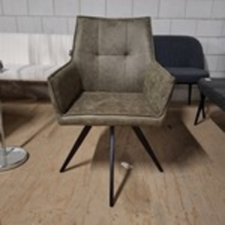 4x Eetkamerstoel, draaibaar, Groen